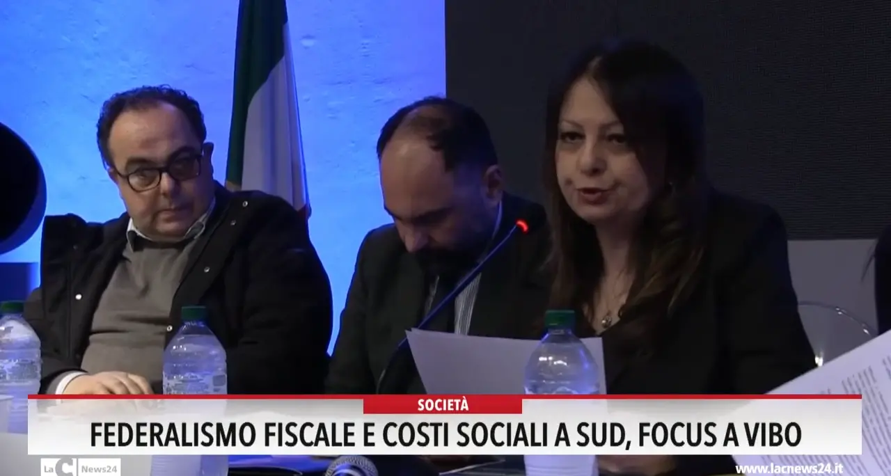 Federalismo fiscale e costi sociali al Sud, focus a Vibo