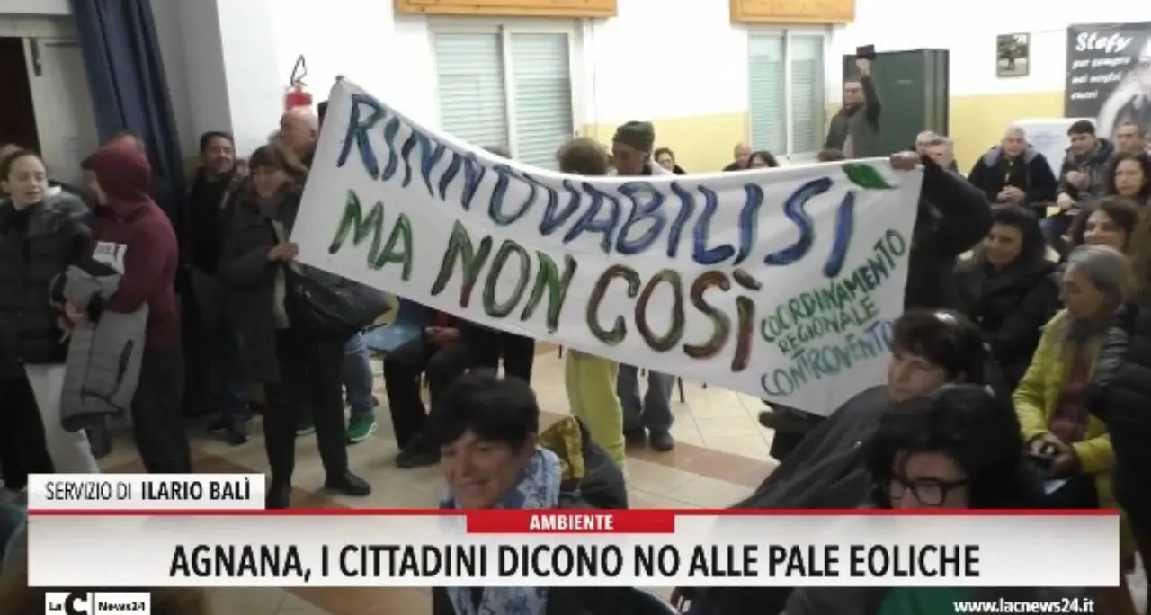 Agnana, i cittadini dicono no alle pale eoliche