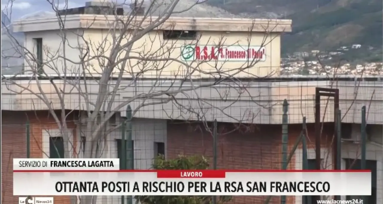 Ottanta posti a rischio per la Rsa San Francesco