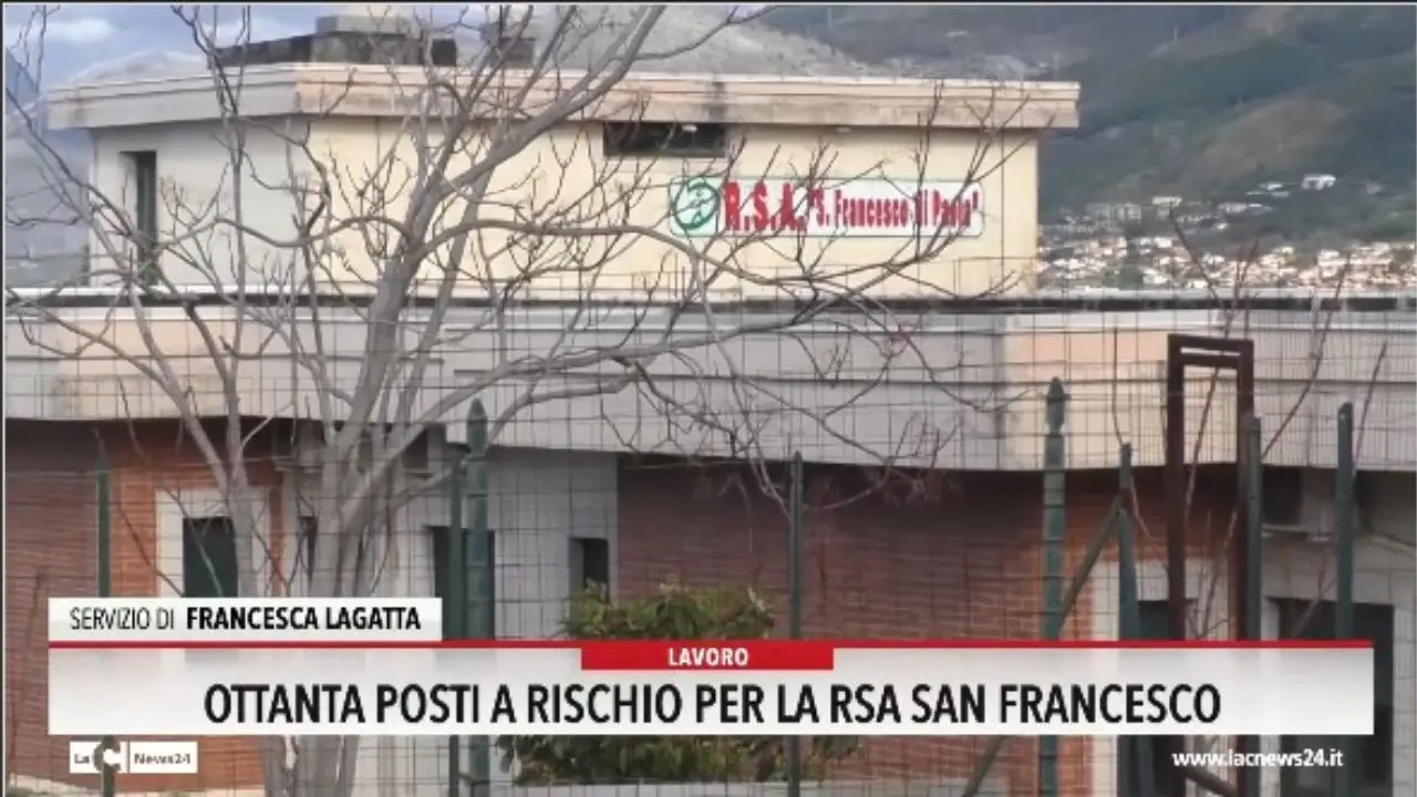 Ottanta posti a rischio per la Rsa San Francesco