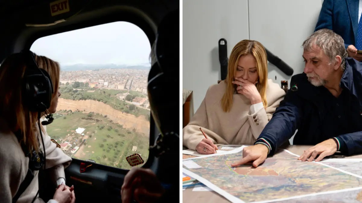 Meloni a Niscemi dopo la frana: «Agiremo in fretta, non sarà come nel ‘97». La Procura apre un’inchiesta\u00A0\n
