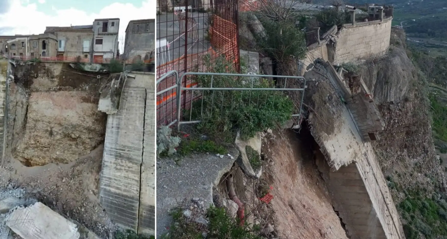 Caulonia, Maietta continua a crollare: frana un altro pezzo di quartiere\n