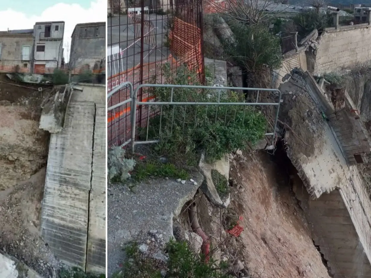 A Caulonia si rischia una nuova Niscemi: a Maietta frana un altro pezzo di quartiere