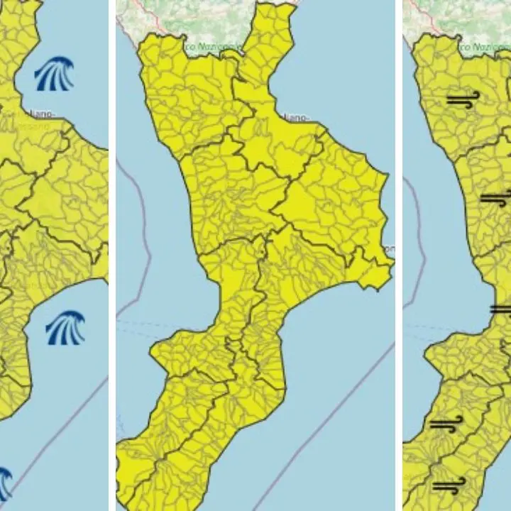 Calabria, torna l’allarme per maltempo e mareggiate: temporali, forti venti e onde fino a 6 metri\n