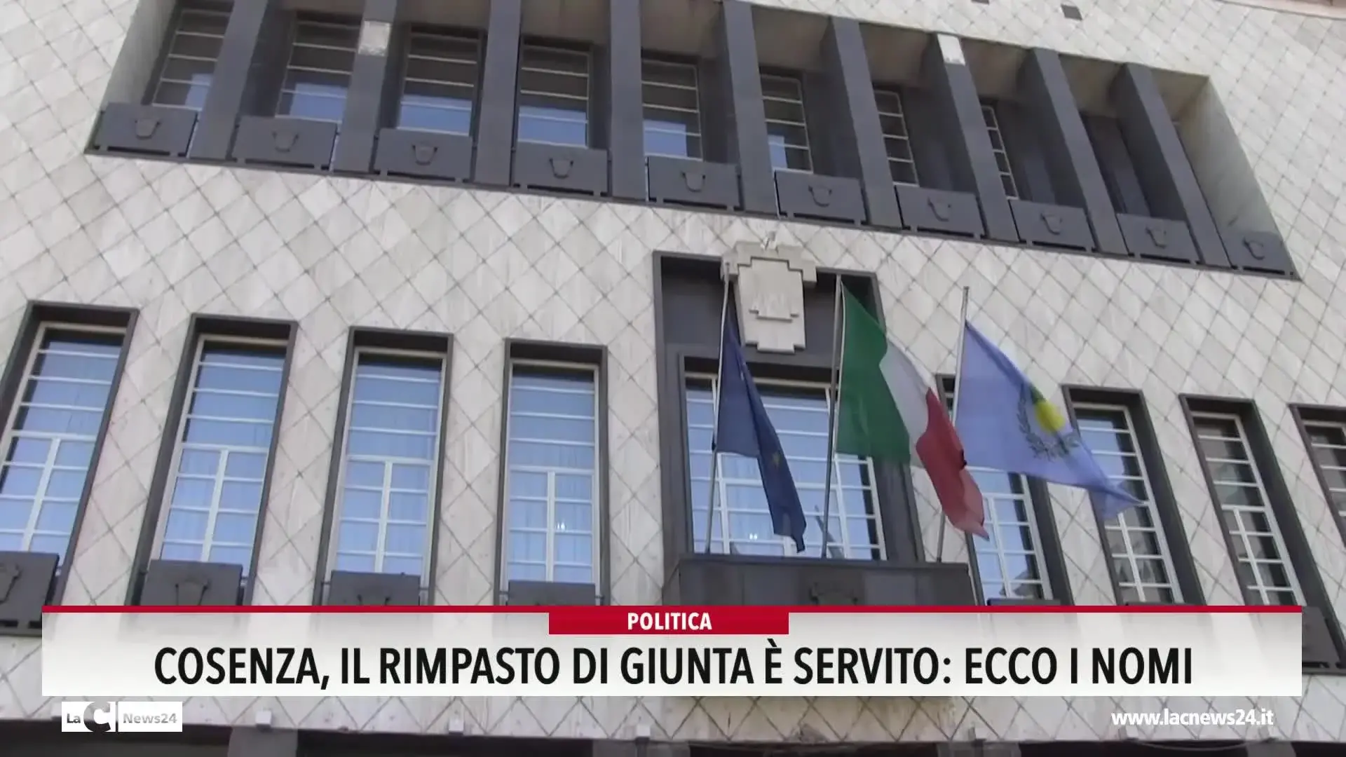 Cosenza, il rimpasto di giunta è servito: ecco i nomi