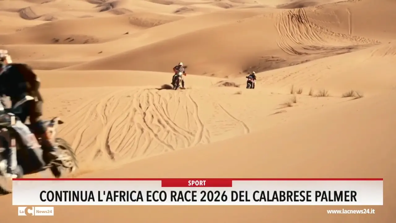 Continua l'Africa Eco Race 2026 del calabrese Palmer
