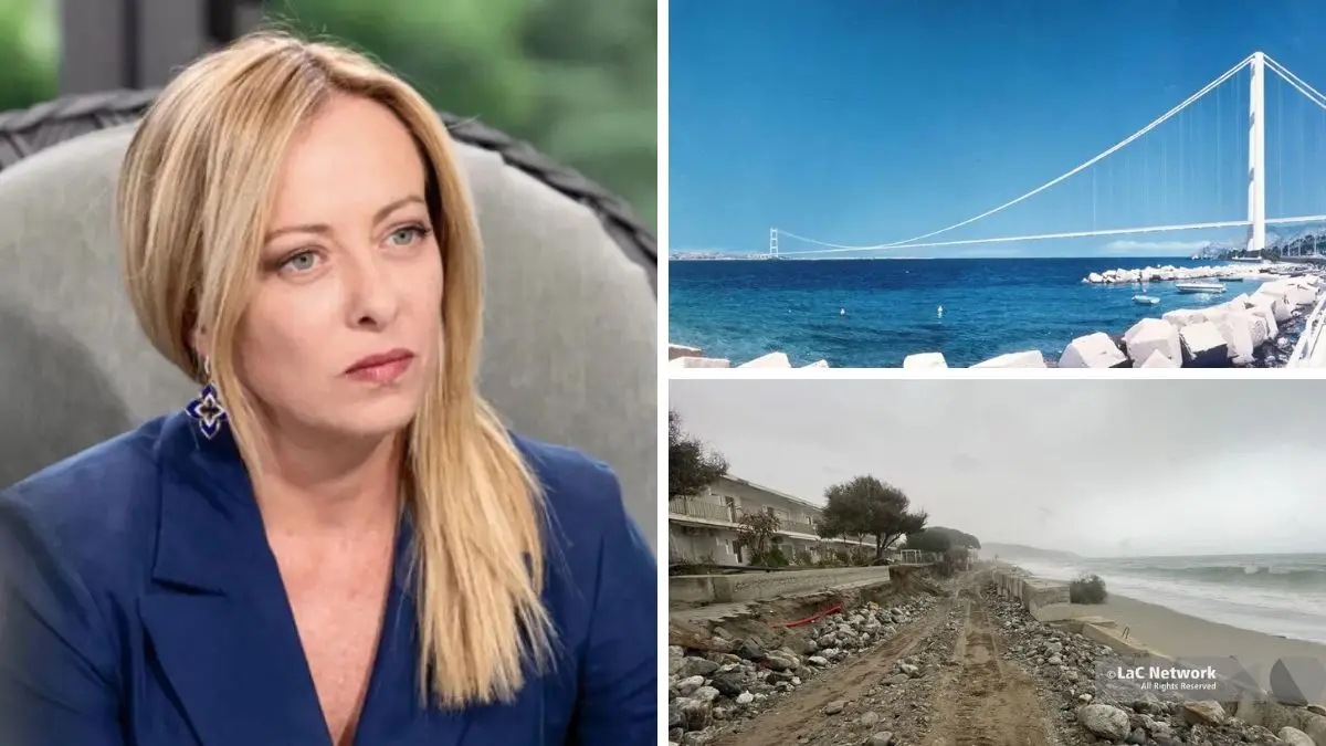 Frenata di Meloni sul Ponte (e sui poteri a Occhiuto e Schifani): il ciclone Harry investe il centrodestra\n