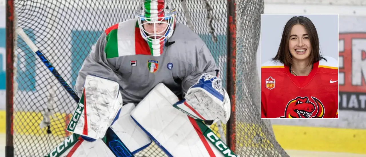 Dal Canada all’hockey azzurro: Gabriella Durante, il portiere di origini calabresi verso Milano Cortina 2026\n