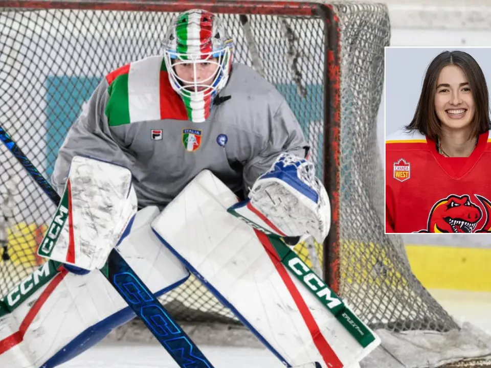 Dal Canada all’hockey azzurro: Gabriella Durante, il portiere di origini calabresi verso Milano Cortina 2026