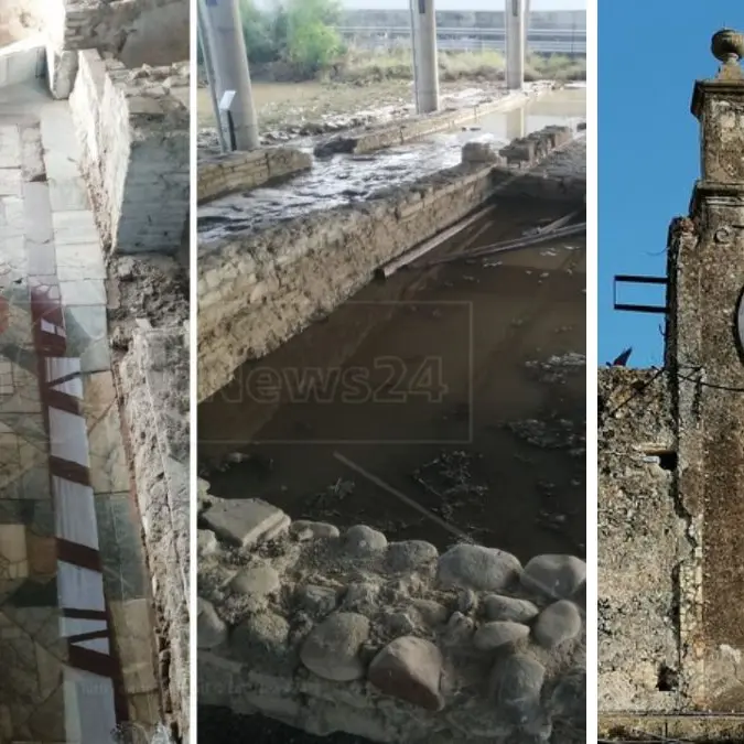 Ciclone Harry, danni anche alla cultura in Calabria: colpite la Villa romana di Casignana e la Porta di Terra a Isola\n