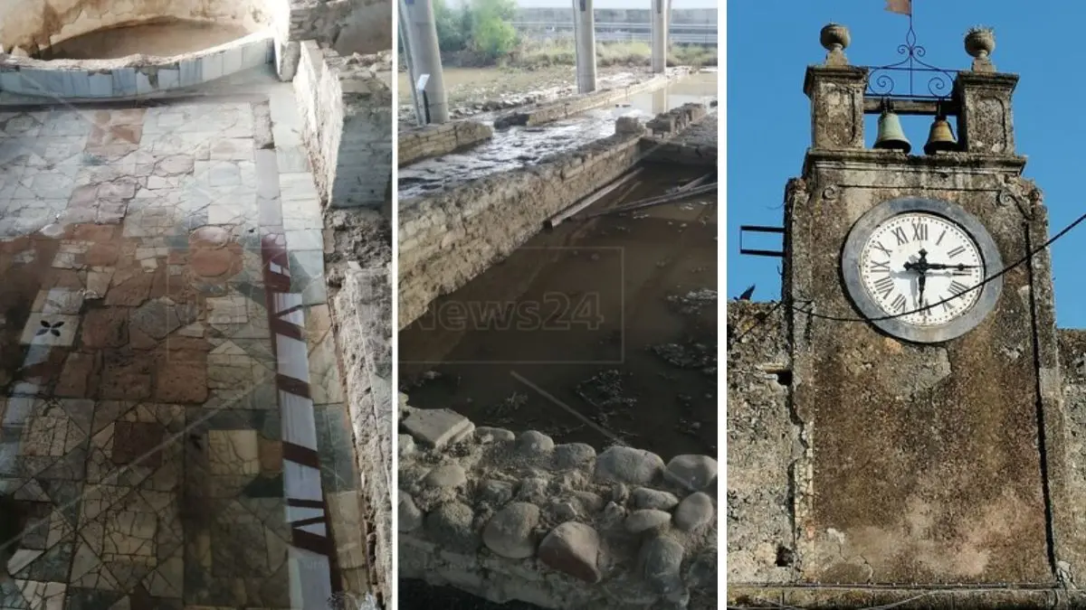Ciclone Harry, danni anche alla cultura in Calabria: colpite la Villa romana di Casignana e la Porta di Terra a Isola\n