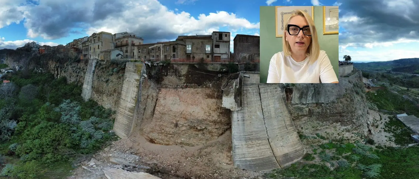 Caulonia e la frana a Maietta, Belcastro: «E’ tempo di azioni concrete»\n