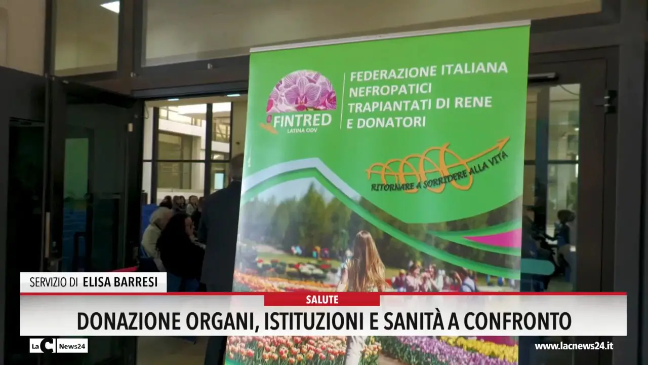 Donazione organi: istituzioni e sanita a confronto