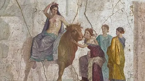 Affresco custodito al Museo di Napoli , Wikipedia