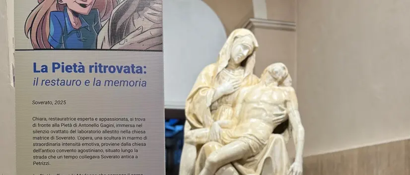 Fa tappa a Soverato il progetto espositivo “Antonello Gagini e la Pietà – Il Fumetto”\n
