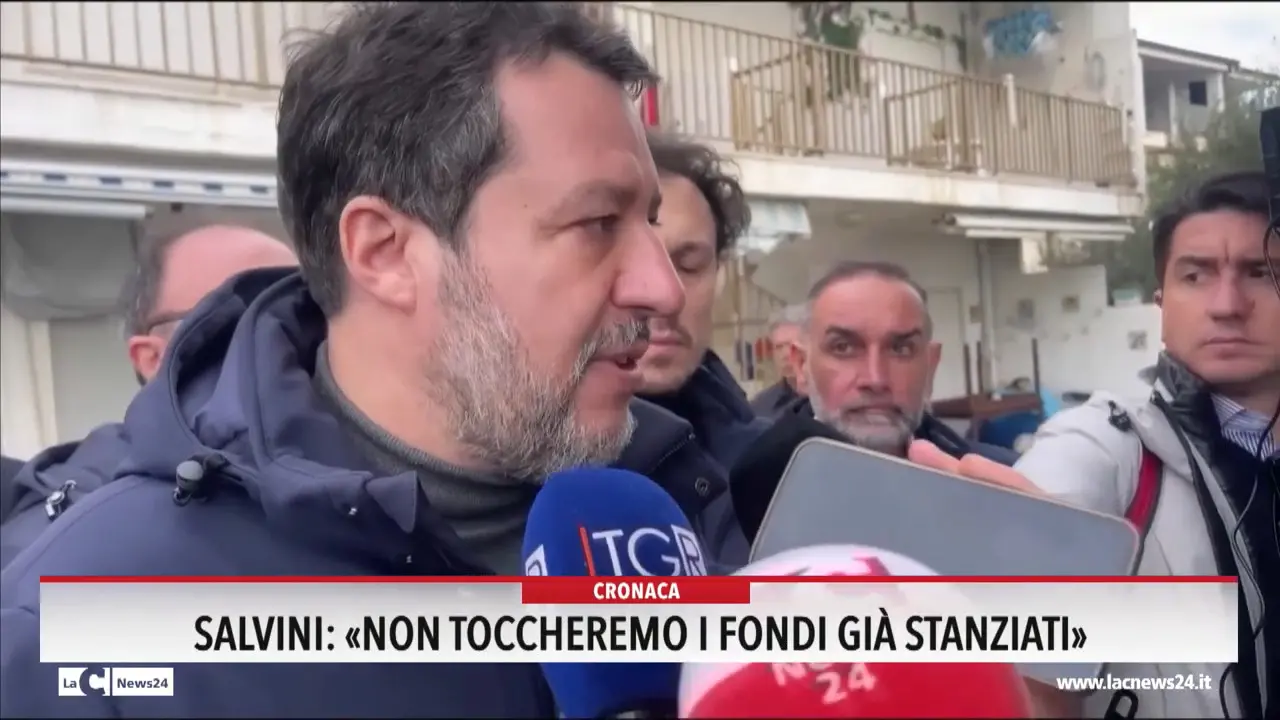 Salvini: «Non toccheremo i fondi già stanziati»