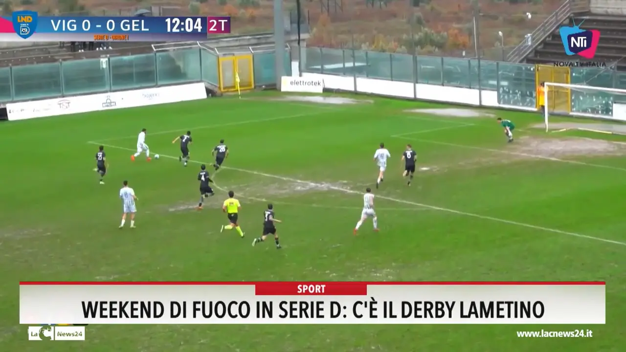 Weekend di fuoco in Serie D: c'è il derby lametino
