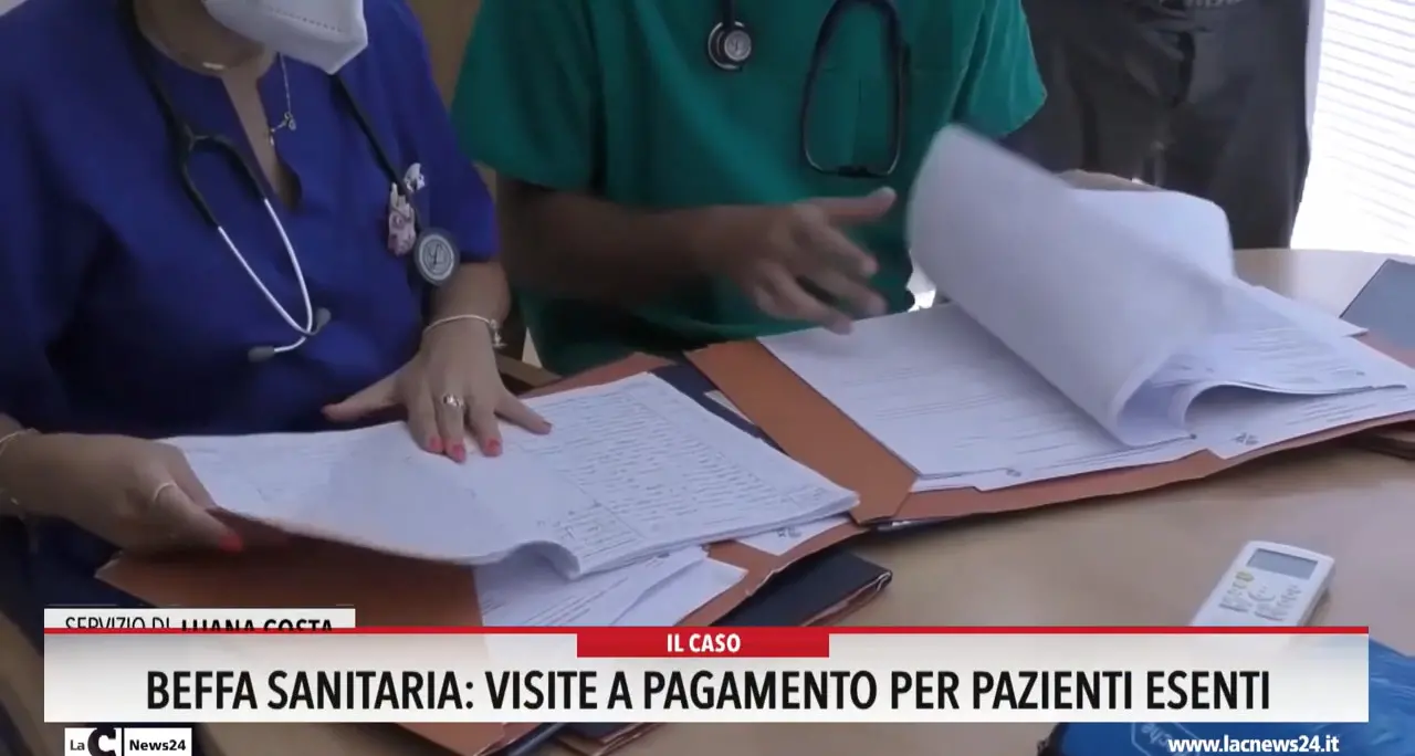 Beffa sanitaria: visite a pagamento per pazienti esenti