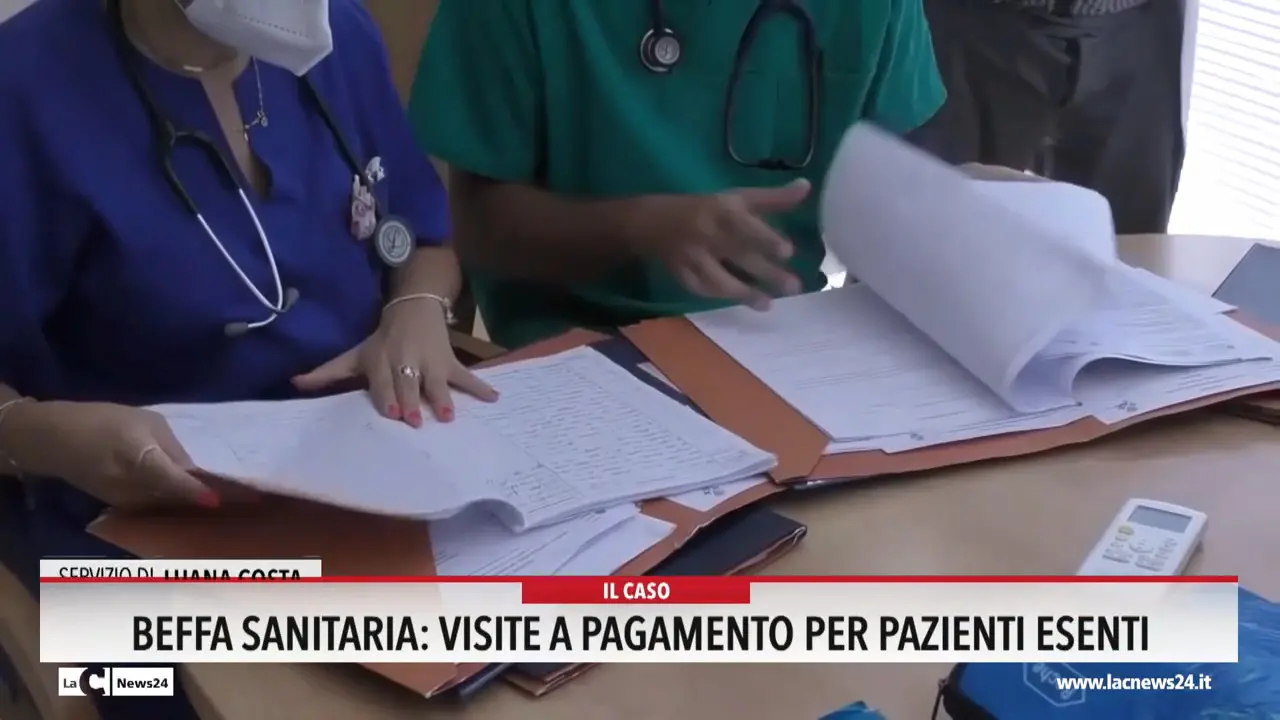 Beffa sanitaria: visite a pagamento per pazienti esenti