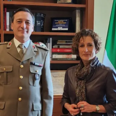 Il neo Comandante ACISMOM Calabria in visita al Prefetto di Reggio\n