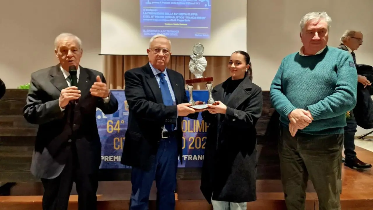 La 64esima Coppa Olimpia celebra la carriera del giornalista\u00A0Giuseppe Sarlo: «Ne sono onorato»\n