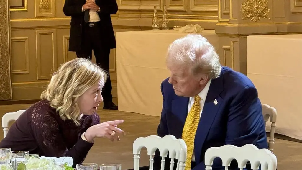 Giorgia Meloni e Donald Trump