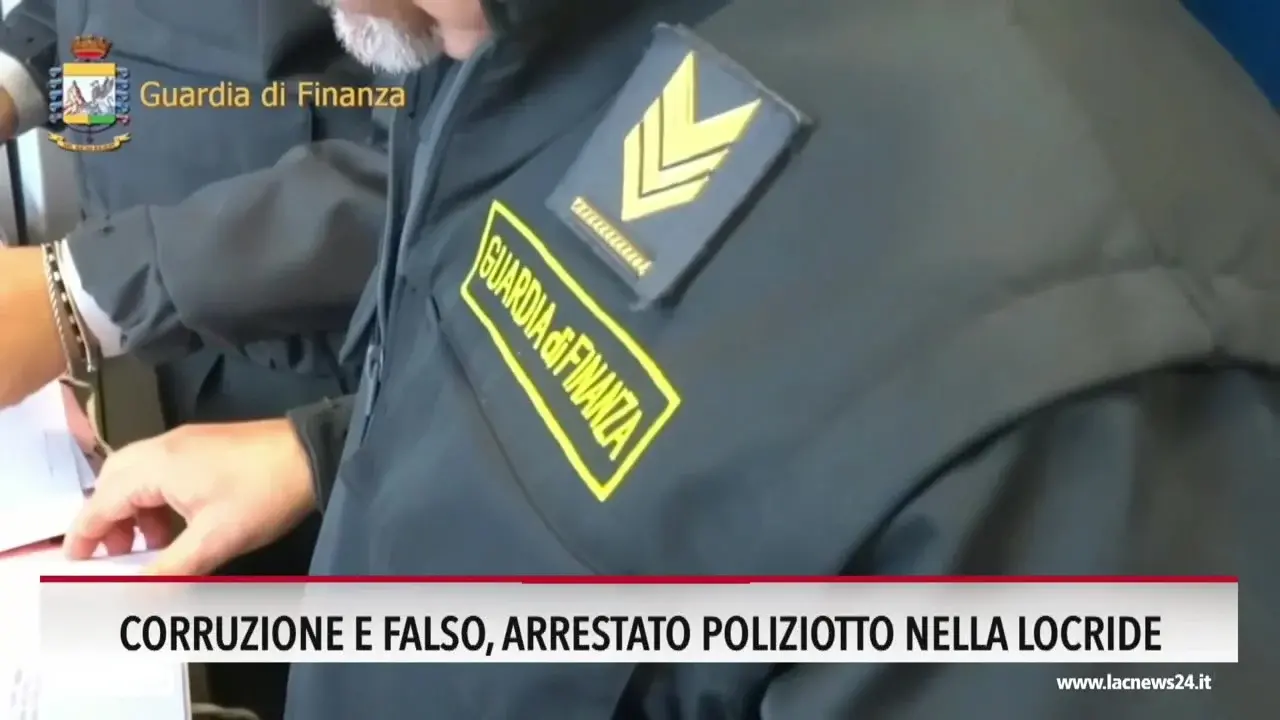 Corruzione e falso, arrestato poliziotto nella locride