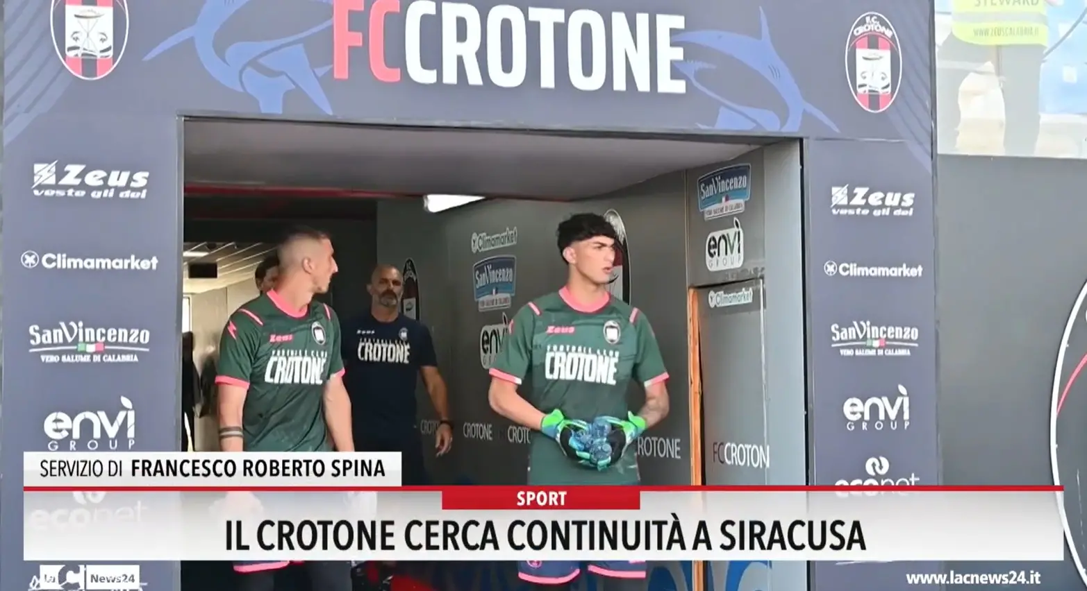 Il Crotone cerca continiuta a Siracusa