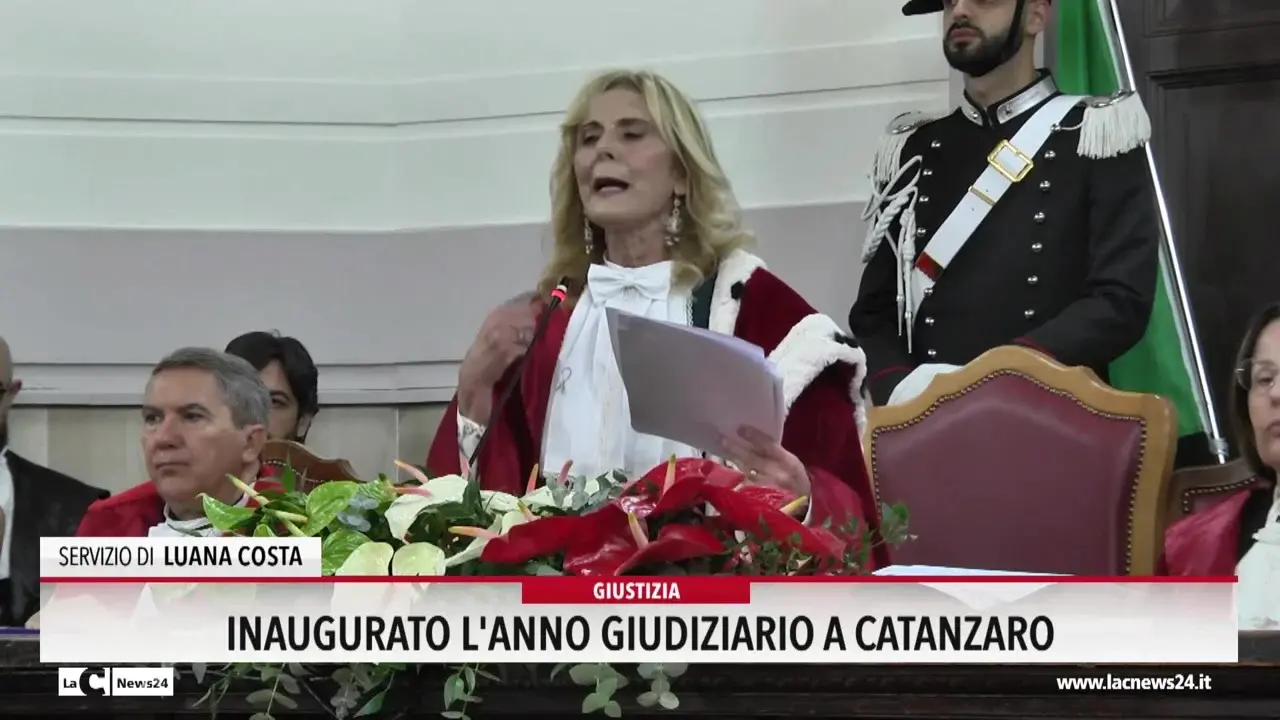 Inaugurato l'anno giudiziario a Catanzaro