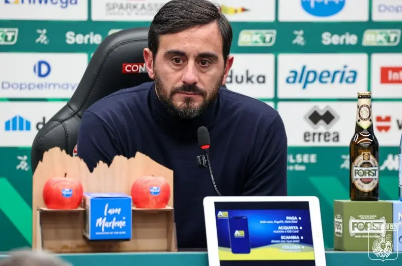 Sudtirol-Catanzaro (2-1), Aquilani non fa sconti: «Torniamo a casa leccandoci le ferite, questa amarezza va trasformata in rabbia»\n