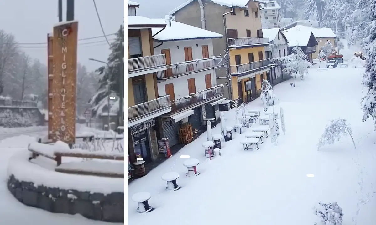Sila e Pollino imbiancate, torna il magico spettacolo della neve in provincia di Cosenza\n