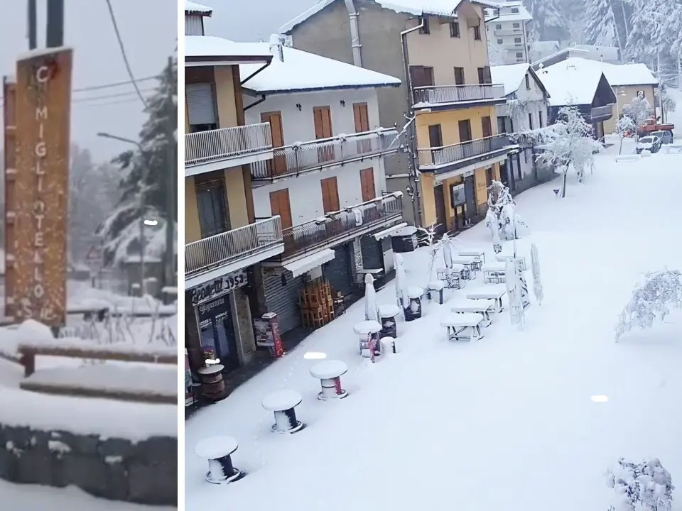 Sila e Pollino imbiancate, torna il magico spettacolo della neve in provincia di Cosenza