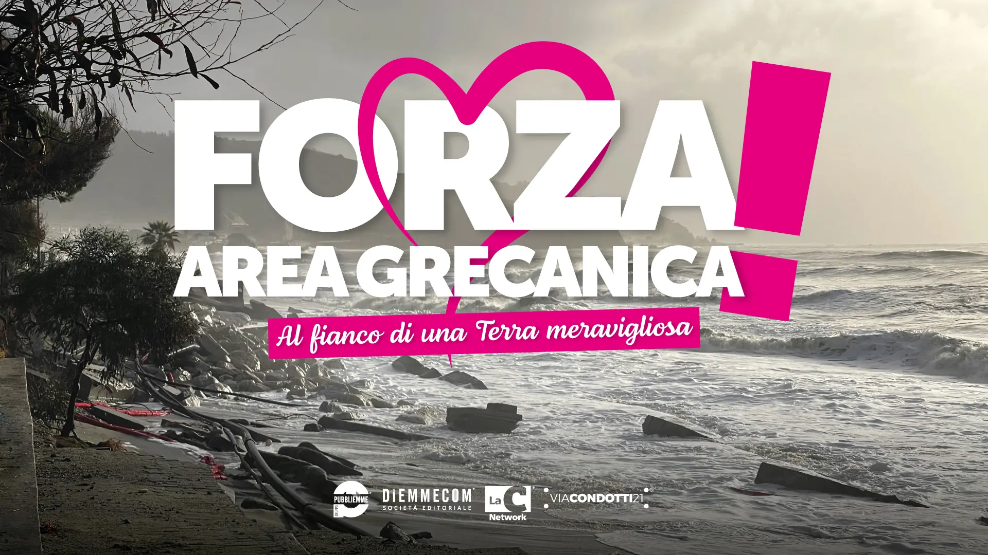 “Forza Area Grecanica!”, al fianco dei territori colpiti dal ciclone Harry:\u00A0parte dal Reggino la campagna del network LaC\n