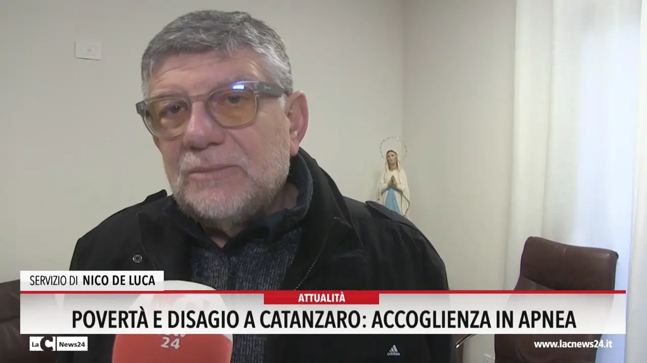 Povertà e disagio, a Catanzaro accoglienza in apnea