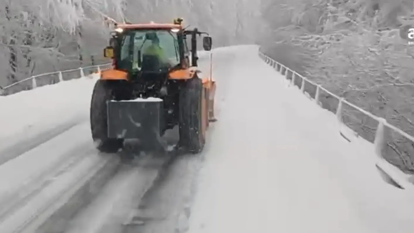 Emergenza neve sulle statali SS 107 e SS 108 bis: Anas al lavoro