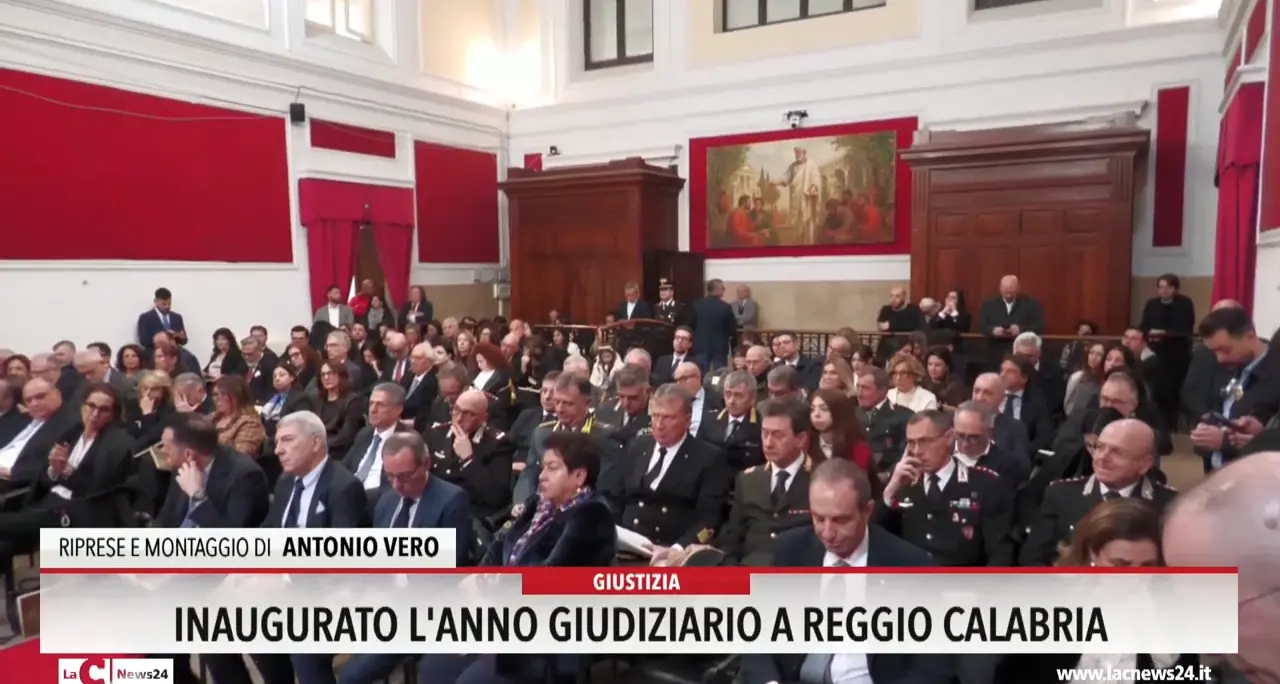 Inaugurato l'anno giudiziario a Reggio Calabria
