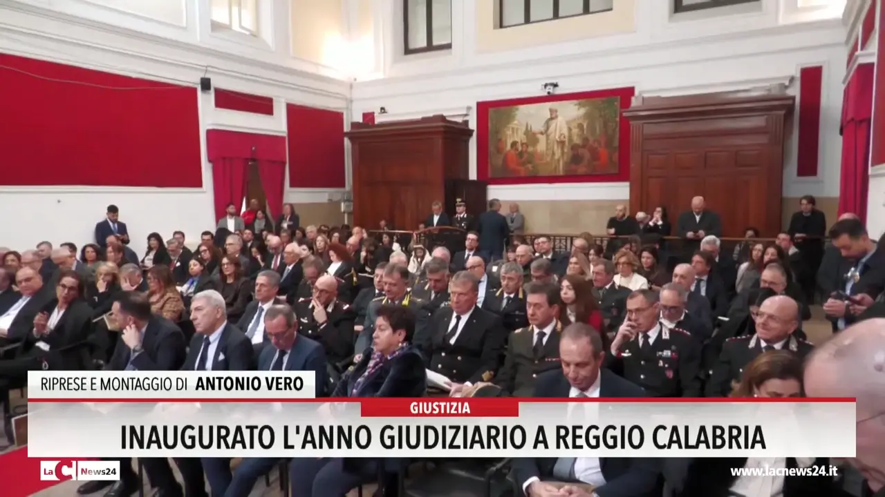 Inaugurato l'anno giudiziario a Reggio Calabria