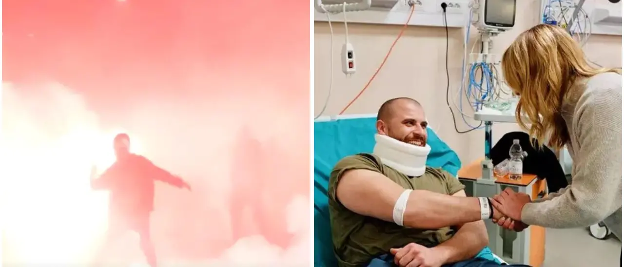 Scontri per Askatasuna, Meloni visita gli agenti feriti:\u00A0«Ripristineremo le regole in questo Paese»\n