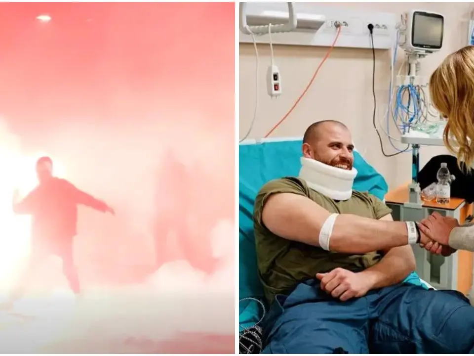 Scontri per Askatasuna, Meloni visita gli agenti feriti: «Ripristineremo le regole in questo Paese»