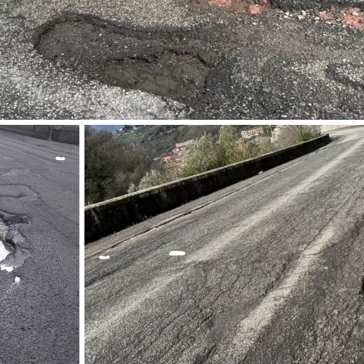 Cosenza, nella frazione di Donnici «buche che sembrano crateri»\n