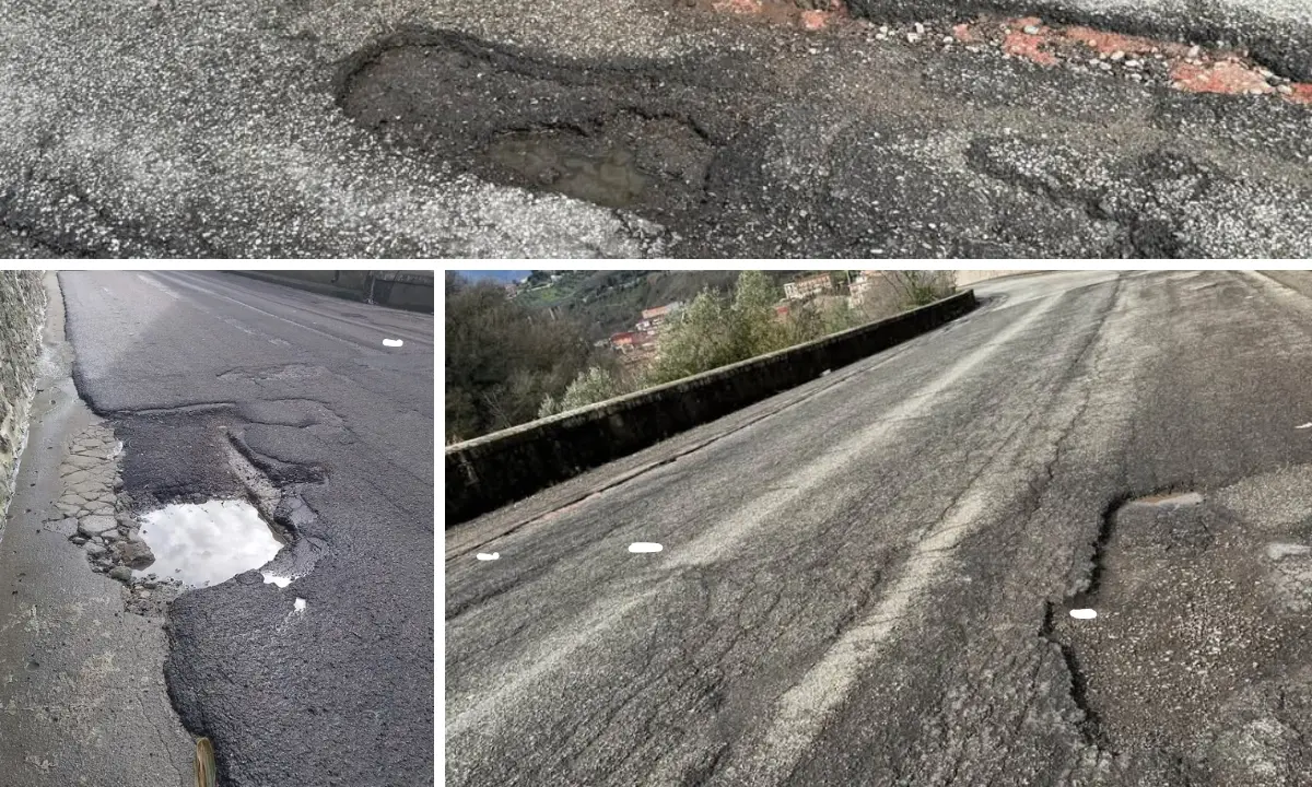 Cosenza, nella frazione di Donnici «buche che sembrano crateri»\n