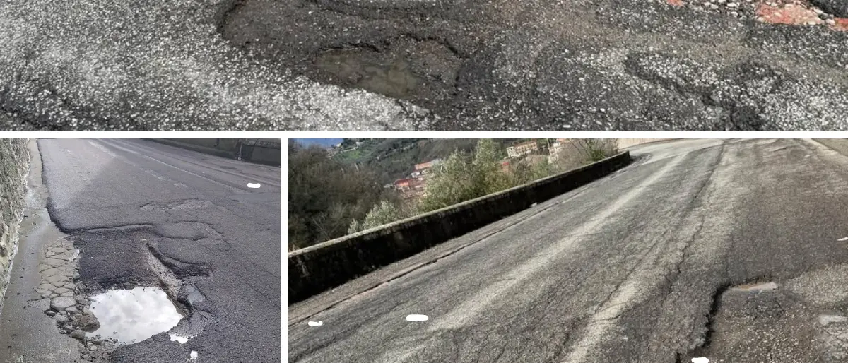Cosenza, nella frazione di Donnici «buche che sembrano crateri»\n