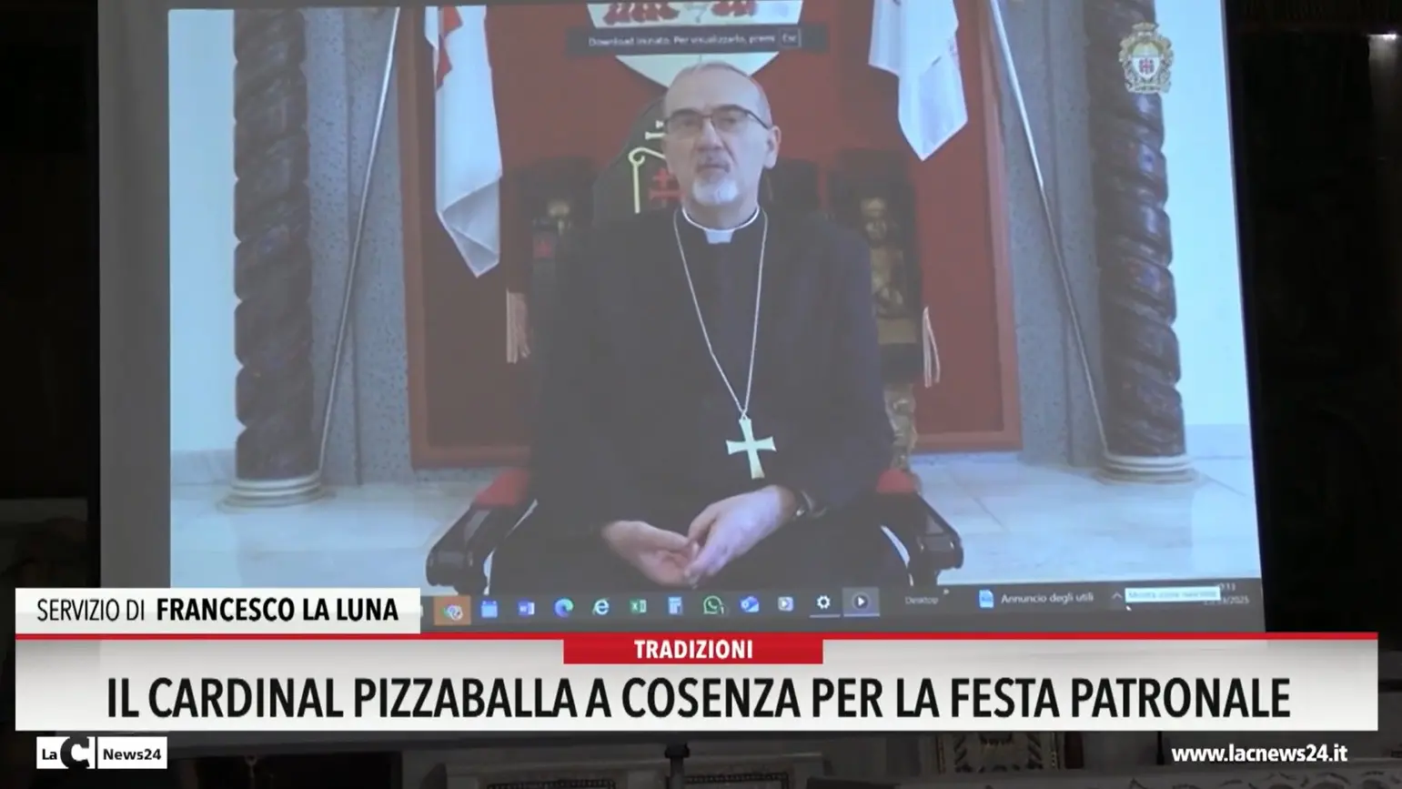 Il cardinale Pizzaballa a Cosenza per la festa patronale