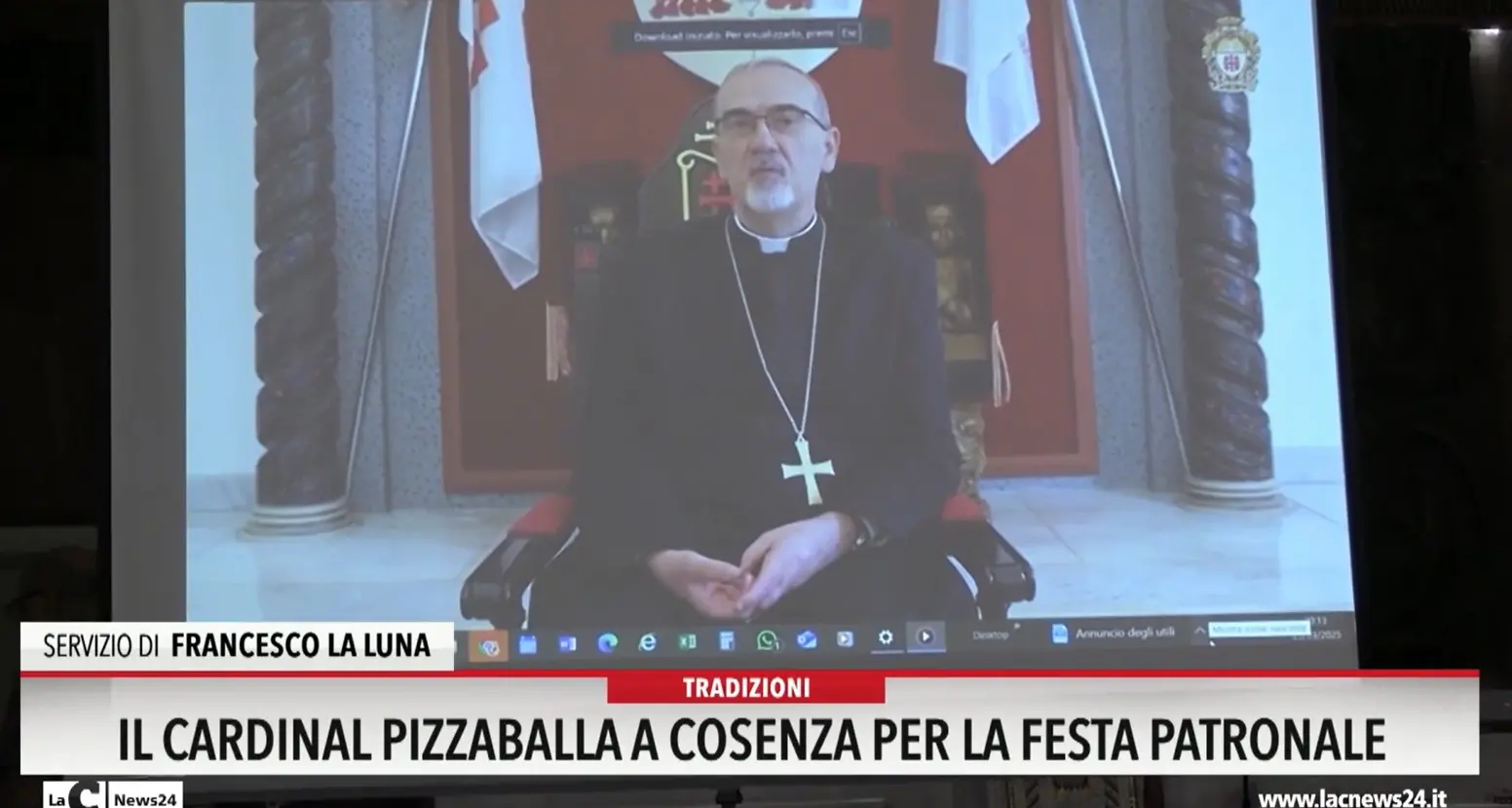 Il cardinale Pizzaballa a Cosenza per la festa patronale
