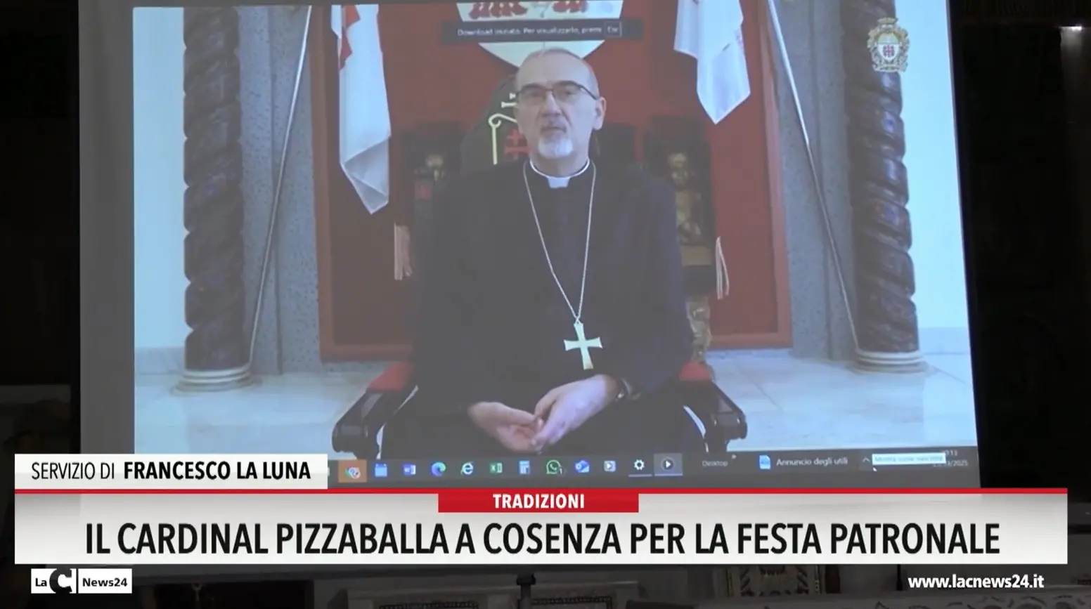Il cardinale Pizzaballa a Cosenza per la festa patronale