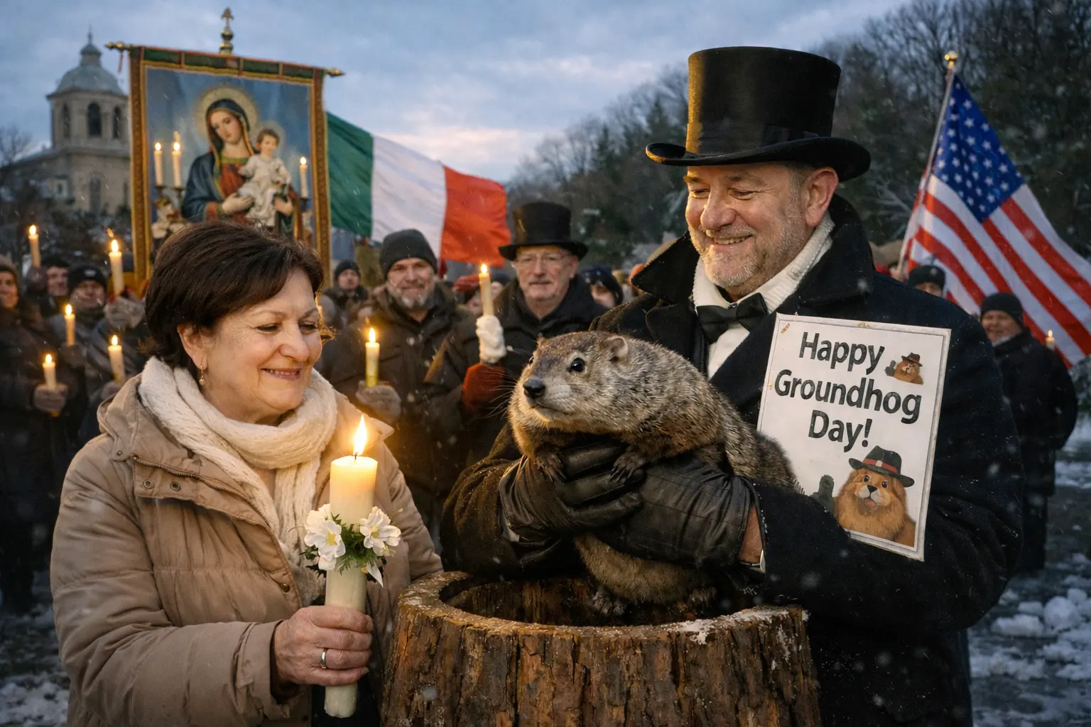 La Candelora tra religione e tradizioni popolari. Ma negli Usa è una marmotta ad annunciare la fine dell’inverno\n