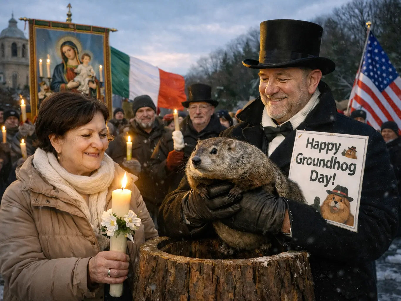 La Candelora tra religione e tradizioni popolari. Ma negli Usa è una marmotta ad annunciare la fine dell’inverno