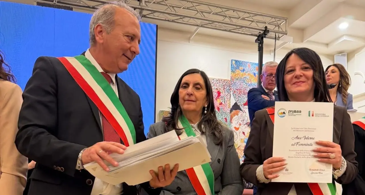 San Fili protagonista: premiata la sindaca Linda Cribari, tra le sindache del Sud