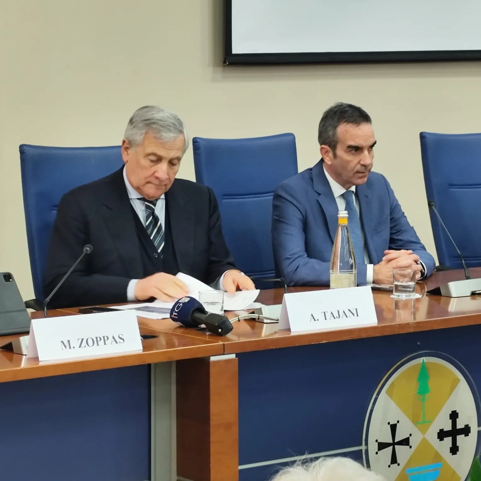 Reggio, Tajani incontra le imprese dopo il ciclone Harry per annunciare il piano d’azione del Governo: «Risposte date con tempestività»