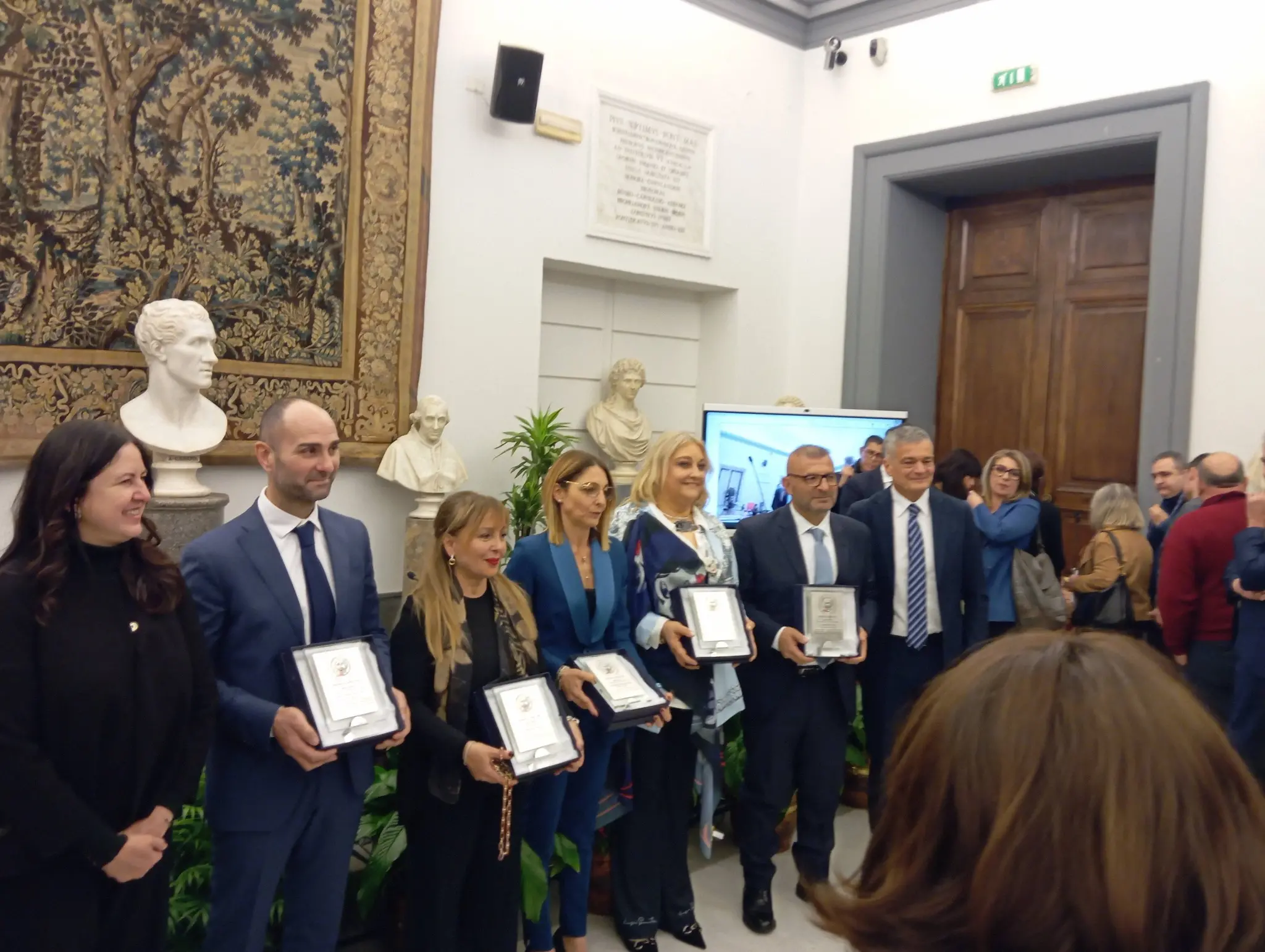 Il Premio Calabria all’artigiano\u00A0della ‘nduja di Spilinga: insignito\u00A0Luigi Caccamo, la cerimonia\u00A0a Roma\n